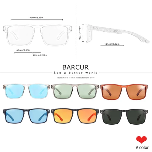 Imagen 2 del producto BARCUR, gafas de sol de madera de marca de diseño, gafas de sol de madera con patillas de cebra, gafas de sol polarizadas Vintage para hombres y mujeres, protección UV400, caja de madera gratis