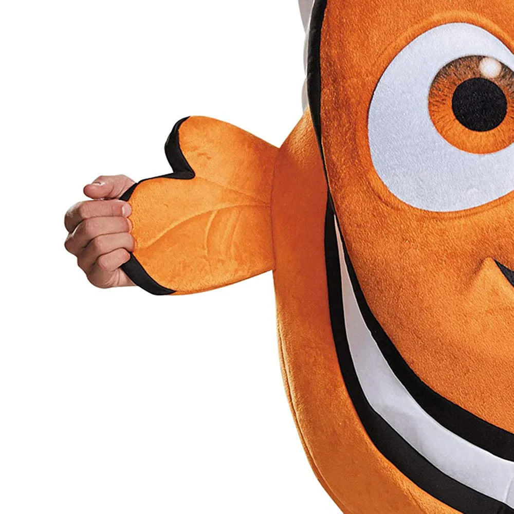 Mono de esponja compuesto para adultos y niños, disfraz de Animal Clownfish Nemo para Halloween, nuevo estilo