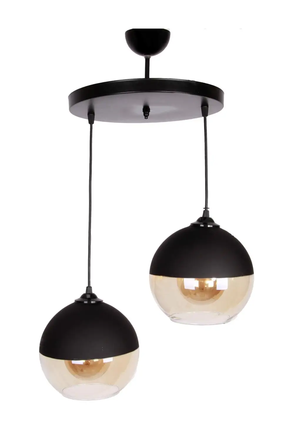 

Pera 2 Piece Black Pendant Chandelier