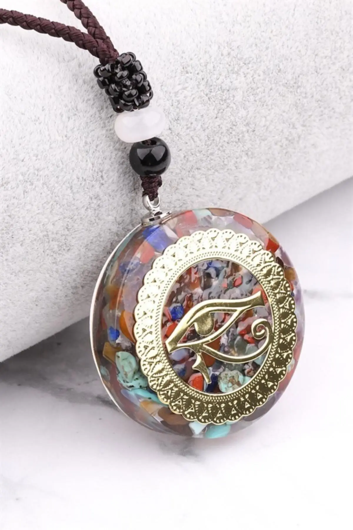 Orgonit Chakra Reiki Bio energy Pendant