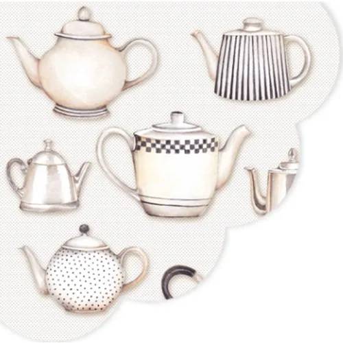 Madame Coco Teapot Pattern Napkin