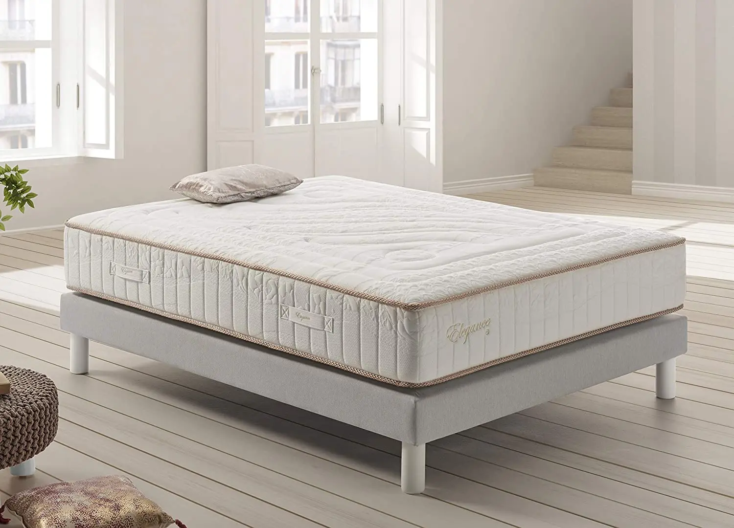 SIMPUR LOW COST, Elegance mattress, high-end, all sizes, height 30cm, springs, bagging, high density, 11 comfort zones, independence of beds, orthopedic, mattresses, 135x190, 150x190, 90x190