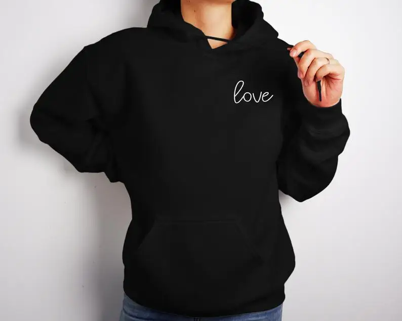 

Skuggnas New Arrival Love Hoodie Love Sweatshirt Fashion Women Men Hoody Long Sleeved Unisex Hipster Outfits Drop Ship