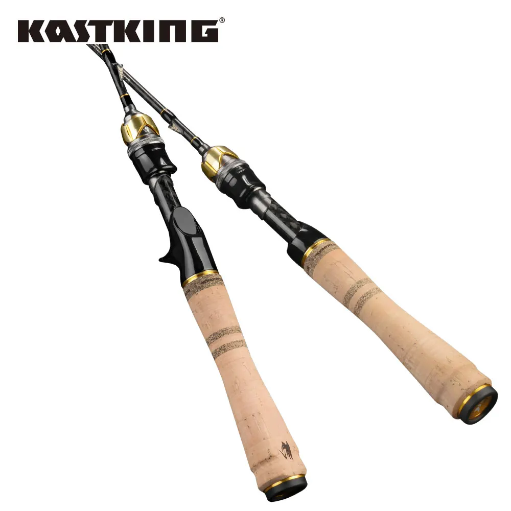 KastKing Valiant Eagle Ultralight Bait Finesse Spinning Casting Fishing Rod 1.43-1.68m with 30T Carbon Fiber for Stream Fishing