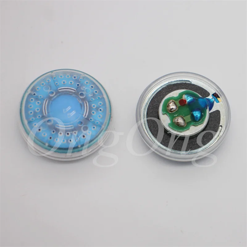 15.4mm Speaker Unit Earphone Sapphire PET Polymer Film Blue Diaphragm 32ohm Horn N52 Neodymium Magnet 300ohm Driver 2PCS