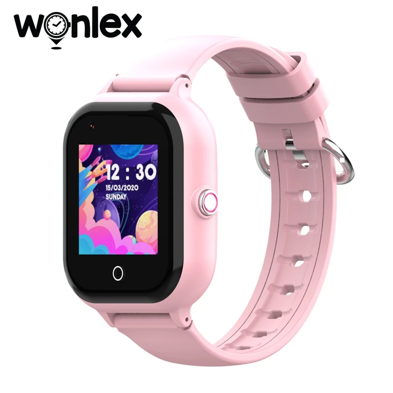 Wonlex Smart Watch Kids 4G Video Call Camera Phone Watch SOS GPS Locator KT24 Anti-Lost Children SmartWatch with WhatsApp