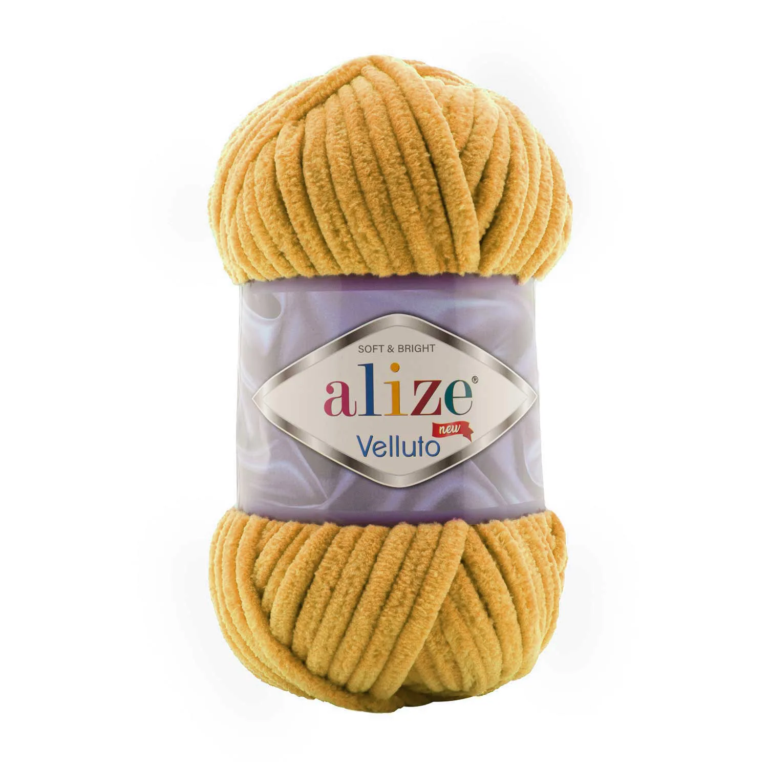 Knitting Fantasy Yarn. 23 Color Options 68 Meters (100gr) Hand Knit Ball - Alize Velluto - Sheep - Toys - Multicolor -Velvet - Blanket - Sweater -