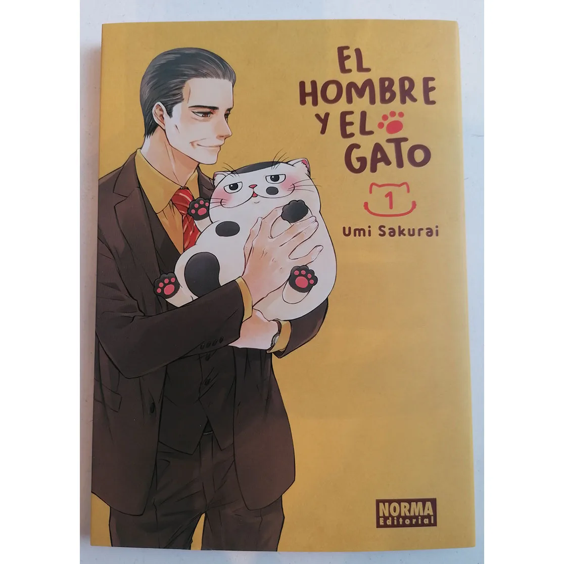 MANGA SLICE OF LIVE, EL HOMBRE Y EL GATO N ° 1, AÑO 2021, ED. NORMA, author UMI SAKURAI, COMIC in Spanish,