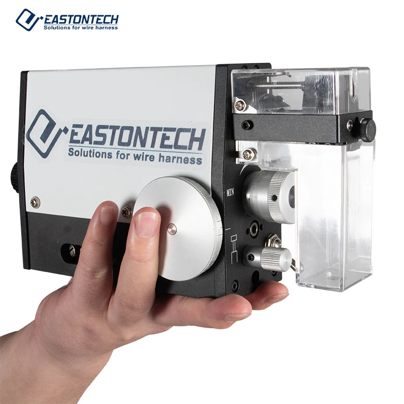 maquina de descascamento pneumatica do cabo de fio para fios discretos e cabos pequenos do multi condutor de alta velocidade e preciso ew10mt 01