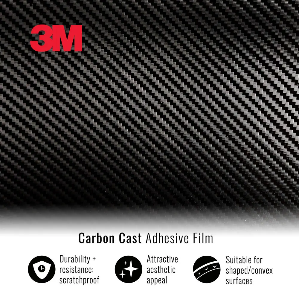 Adhesive film 3M for Car Wrapping, carbon