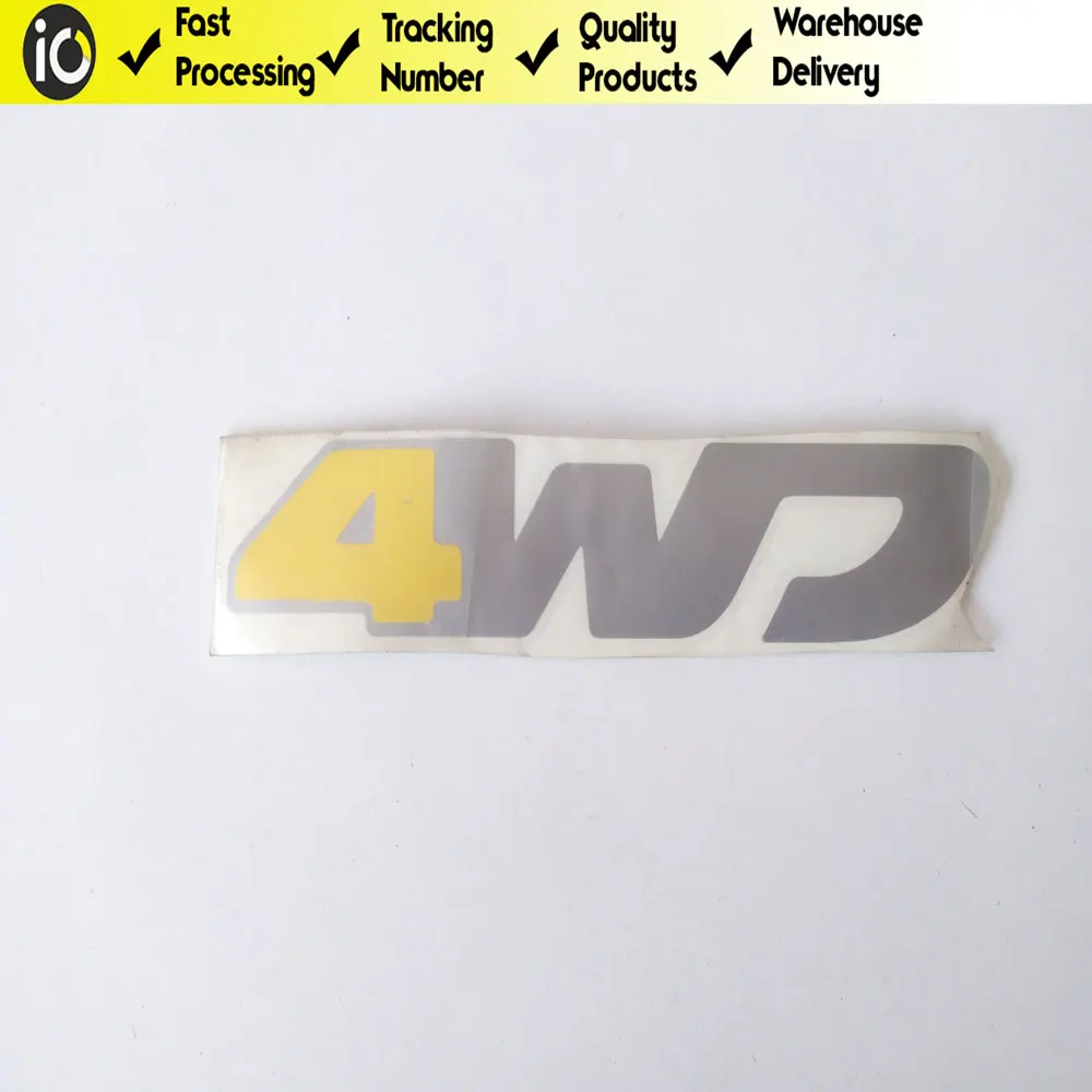 For Dacia Duster 4WD Lettering 903723483R Car Rear Trunk Lettreing Sticker Auto Tail Nameplate Decals High Quality