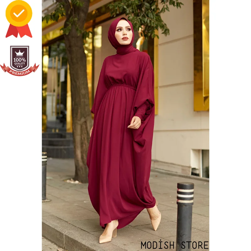 2021 Abaya Dubai Turkey Premium High Quality Muslim Dress Women Kaftan Modest Clothing Ramadan Women\'s Dress Islam