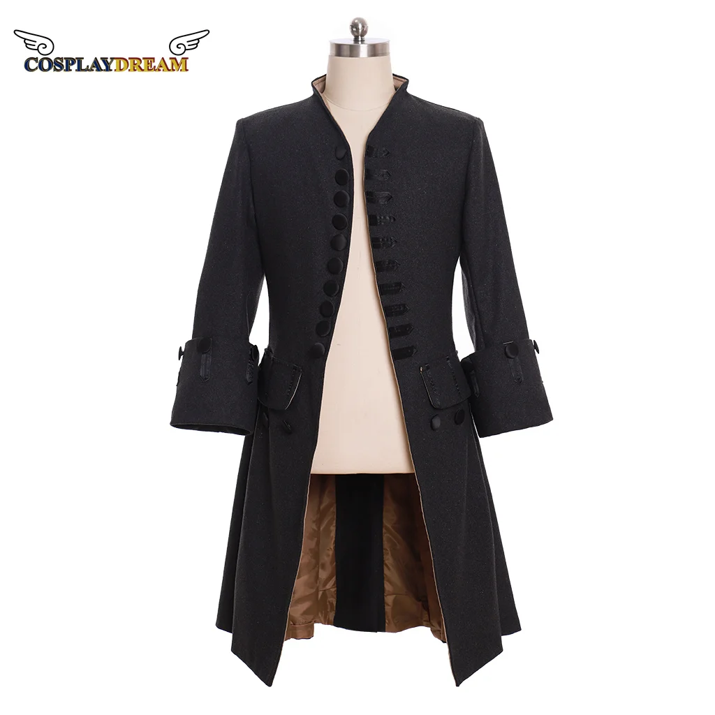 

Cosplaydream Steampunk Men's Jacket Coat Victorian Tudor Period Medieval Outfit Vintage Men's Costumes Costume Custom Made
