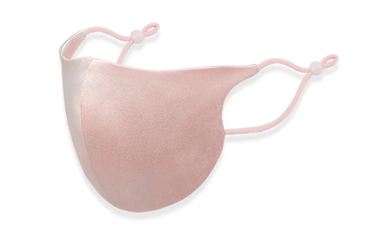 DISANGNI Seide Gesicht Maske für Erwachsene mit Mulberry Seide Atmungs Gesicht Maske für Frauen Glatte, Weiche und Hautpflege, waschbar, Reusab – Detail 13