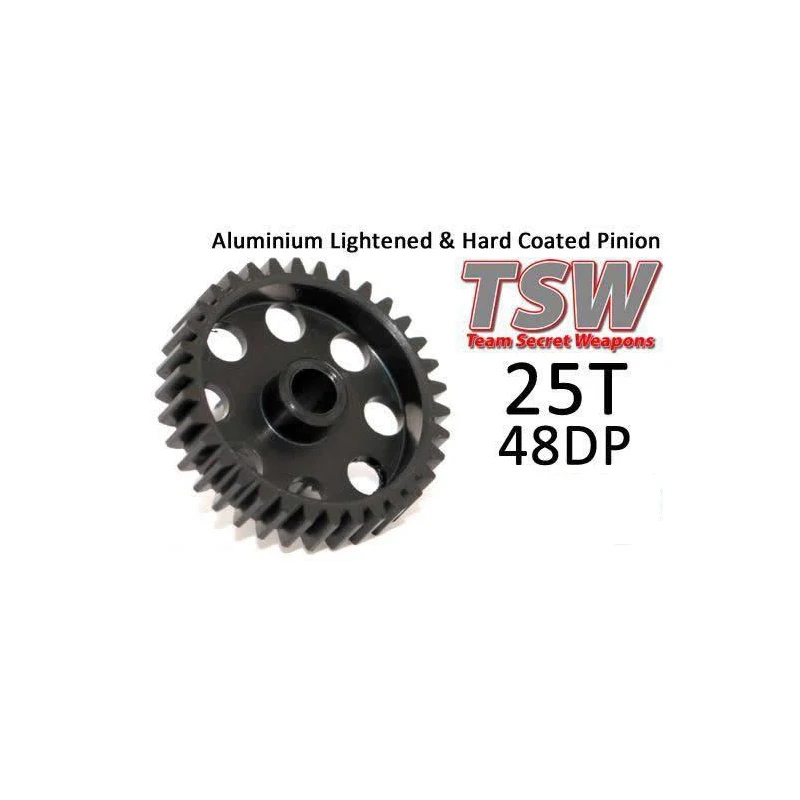 Pinion steel 25T, Pitch 48dp for Rc cars (HRC74825). Piñon 25 teeth pich 48. Pinion Gear Steel - Light. Rc car pinion. Free shipping