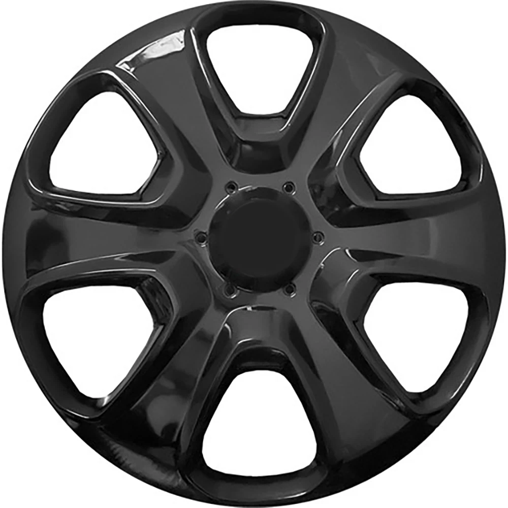 For Fiat 15 Inc Unbreakable Flexible 4 Pcs Wheel Cover Steel rim looking piano black wheel cover hub cup accessories hub