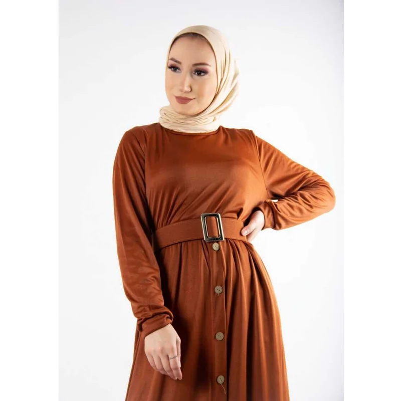 Vestidos largos para mujer, accesorio musulmán con botones, ropa turca para mujer, ropa de otoño, 3abaya, Tagine marroquí, ropa europea, 2021