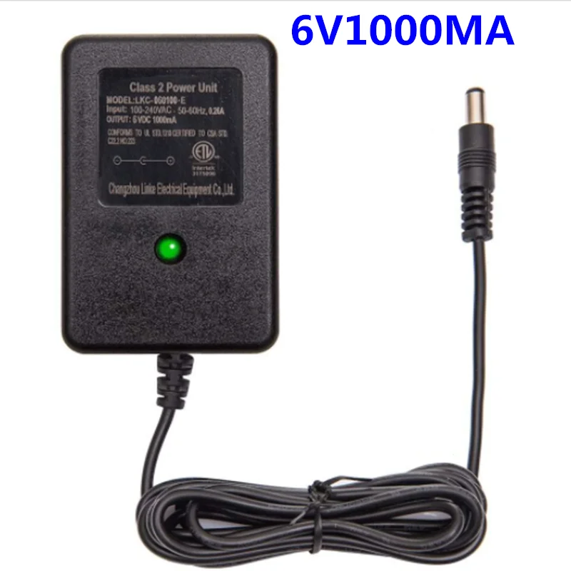 6V 12V Kids Powered Ride On Car Round Hole Charger with Charging Indicator Light-for a Variety of Electric Baby Carriage