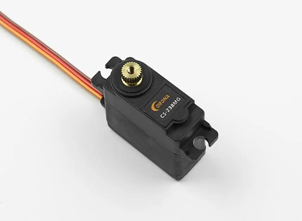 Corona CS238MG  22g Thin Metal Wing Analog Servo 4.6kg.cm / 0.14sec.60º  For RC Airplane