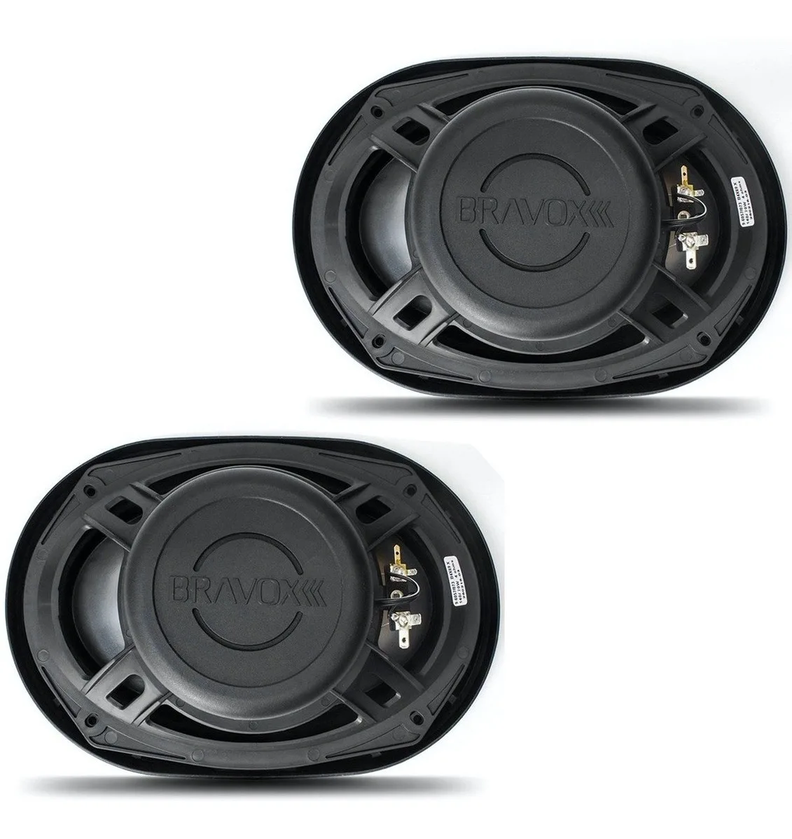 6x9 Bravox 140W Rms Quadriaxial Speaker B4x69x Sound Kit