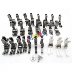 25PCS PRESSER FEET SET FIT FOR JUKI DDL-555 5550 5600 8300 8500 8700 9000 SEWING Machine #KP-PF25