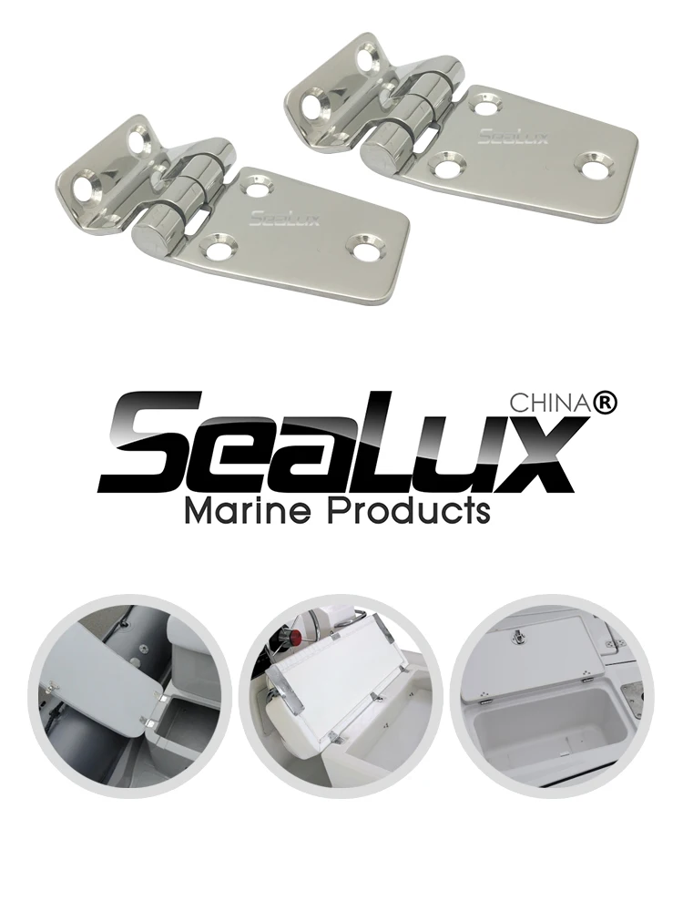 Sealux Marine use Door Hinge 2 pcs per set Stainless steel 304 Mirror Polished for Boat Yacht