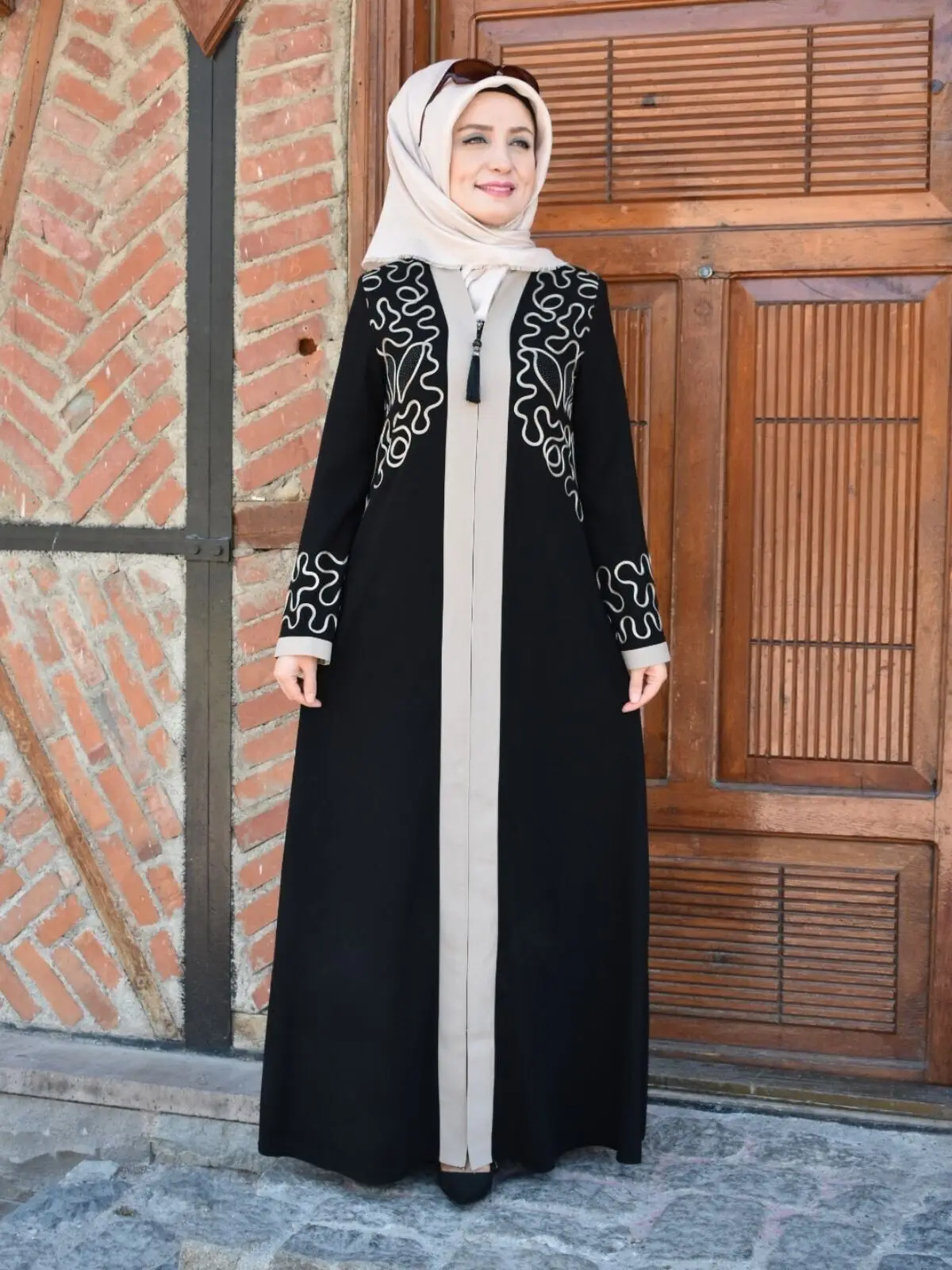 Abaya Muslim Dress Women Hijab clothing Abaya Plus Size Hand Embroidery Maxi Kaftan dresses for women skirt Muslim women hijab