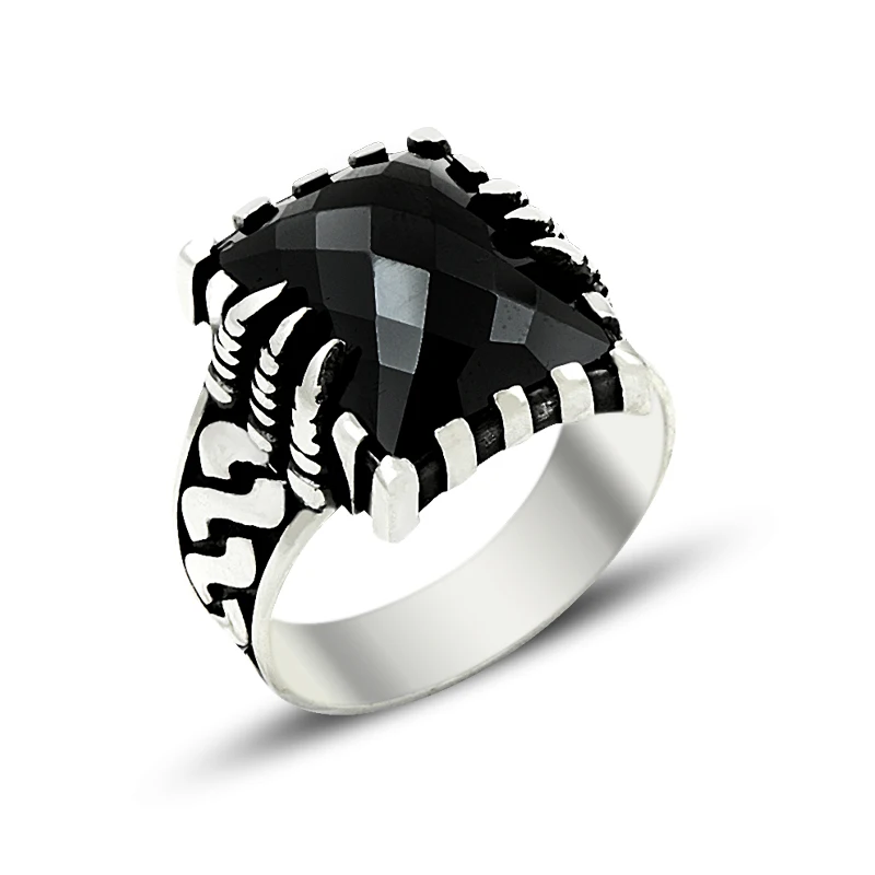 925 Silver Dragon Claw Elegant Ring for Men