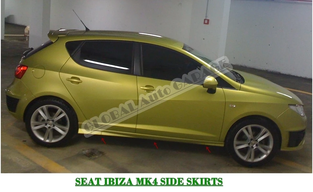 

For Seat Ibiza Mk4 Side Skirt Threshold 2008 2009 2010 2011 2012 2013 2014 2015 2016 2017 Sill Trim Car Styling Auto Universal