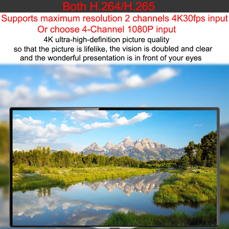 H.264 h265 cabo digital iptv 4 canais ip 4k ao vivo srt http udp rtmp hls streaming hd 1080p sdi vídeo facebook youtube codificador