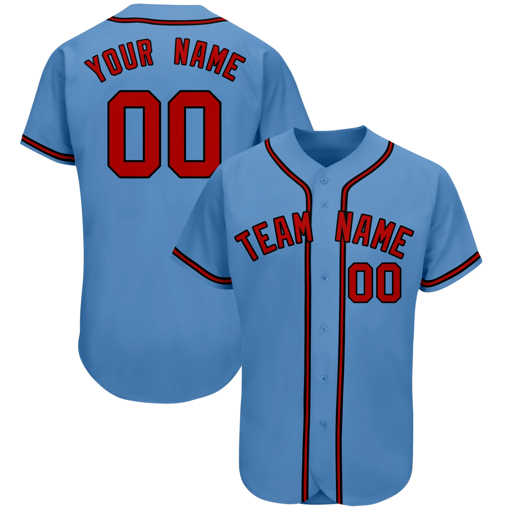 

Custom Baseball Jersey Personalized Print Name&Numbers Quick-dry Softball Uniform for Men/Kids Outdoors Party Anniversary