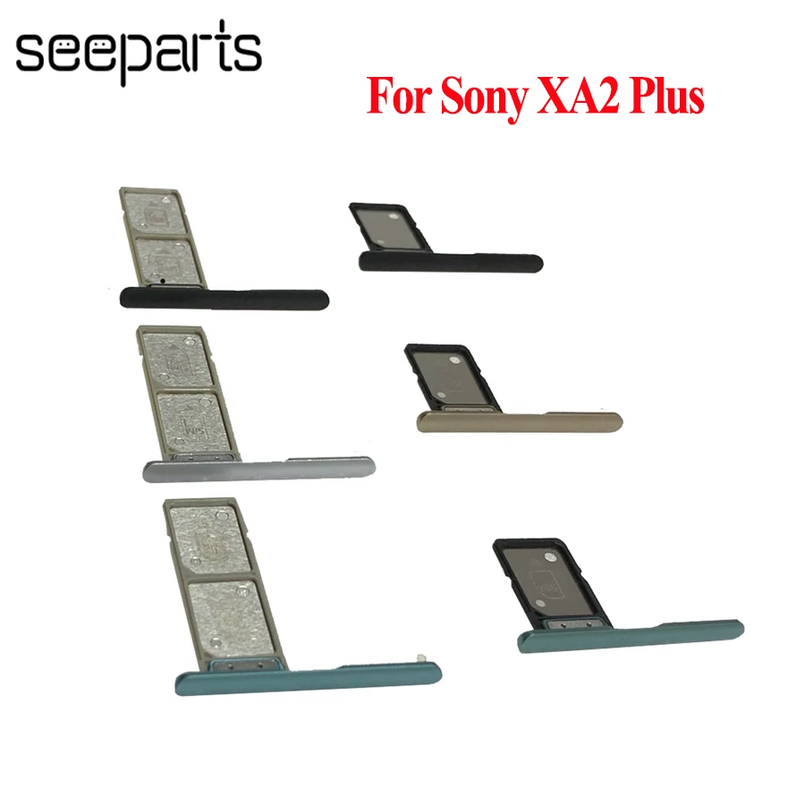 

Sim Tray Holder For Sony Xperia XA2 Plus Card Tray Slot Holder Adapter Socket Repair Parts