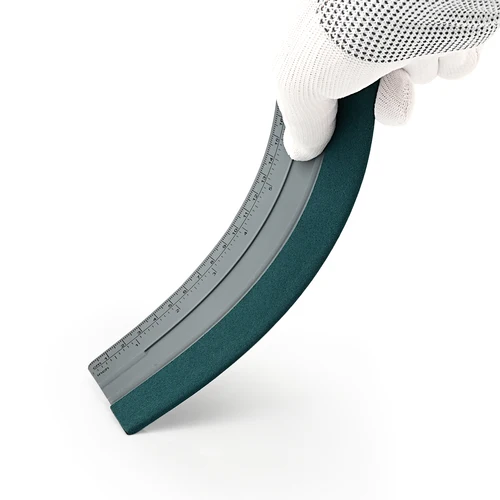 Imagen 2 del producto EHDIS-escurridor largo de 6/8/10/12 pulgadas con escala, raspador de tarjetas de plástico de fieltro de gamuza, herramienta de envoltura de vinilo de carbono, limpiaparabrisas de agua para tinte de ventana de coche