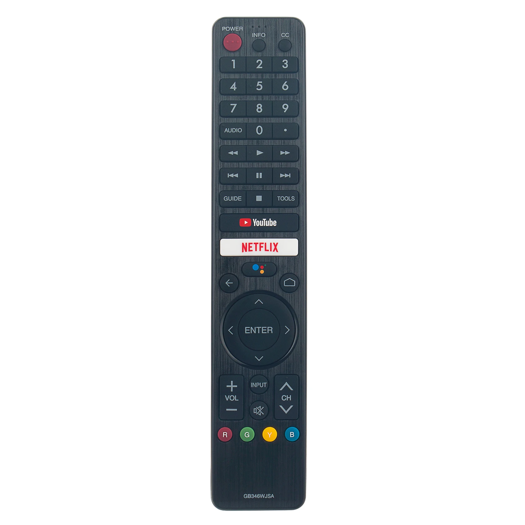 

New GB346WJSA Replaced Remote Control fit for Sharp Android TV 4T-C70BK2UD 4T-C60BK2UD with Voice function