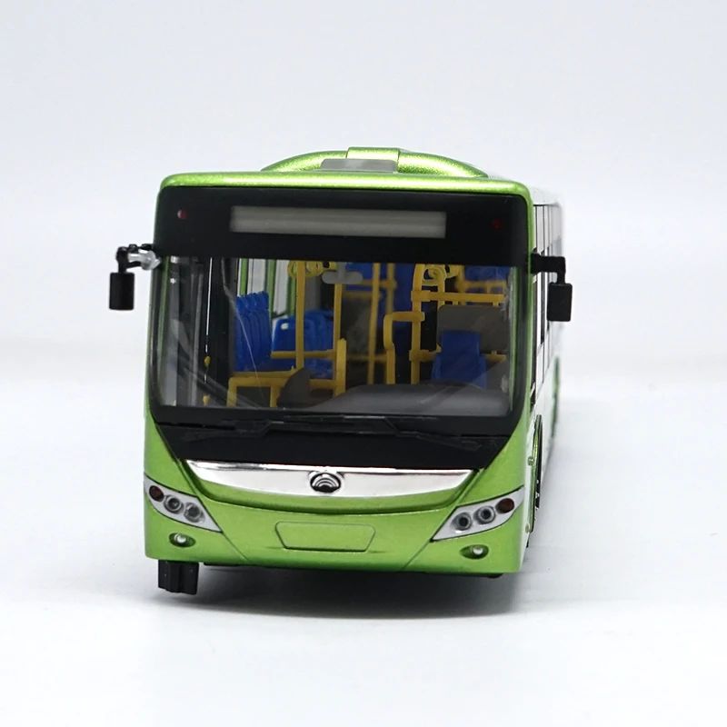 Original Collectible Alloy Model Gift 1:42 Original Yutong E12 Pure Electric Bus City Transit Bus Vehicle Toy Model for Christma