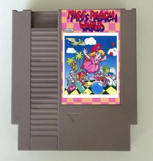 Cartuccia di gioco Miss Peach World per Console NES/FC