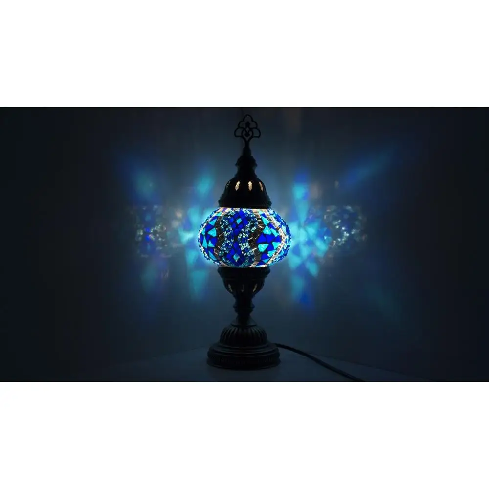 authentic handmade mosaic glass table top lamps Turkish hand made lamp romantic Desk Lamp handcrafted lamp anatolian style lamp