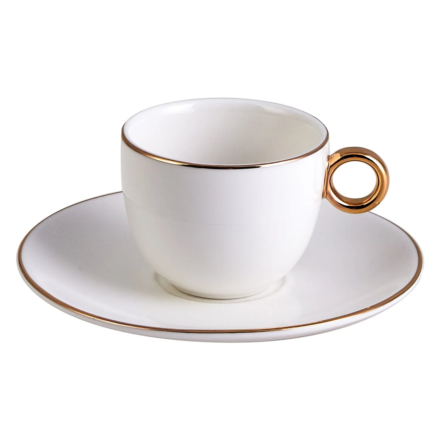 WONDERFUL MAGNIFICENT Karaca Ring Set of 6 Coffee Cups   QUALITY FREE SHIPPING WITH BEVERAGES AND BEVERAGES