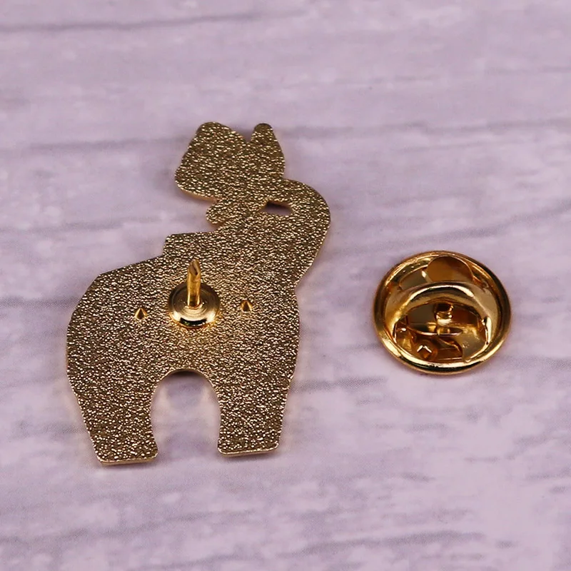 Good Luck Elephant Hard Enamel Pin Gift image 2