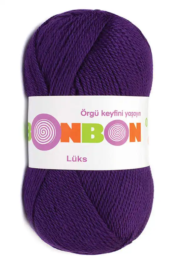 Acrylic Knitted Yarn - 13 Color Options - 240 Meters(100gr) - Bonbon lüks - Bedspread - Blanket - Top Wear - Shawl - Home  Decoration - Bed Weave -