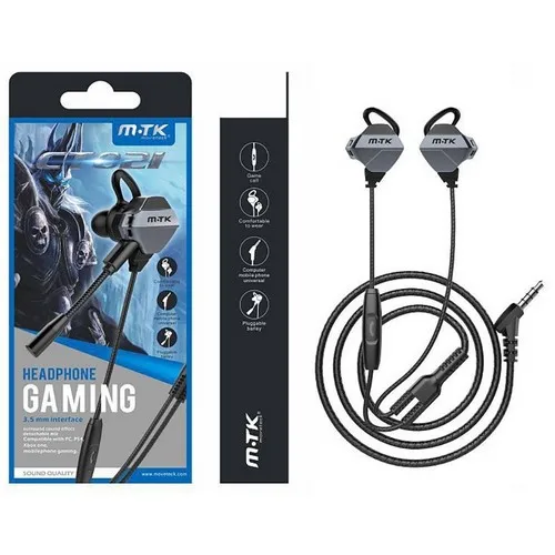 Headphones for P4 PS4 Portatil Smarphone xbox ONE Gaming Portatil 3.5mm PC Game-Black HEADPHONE MTK GAMING CT021 WITH MICROPHONE