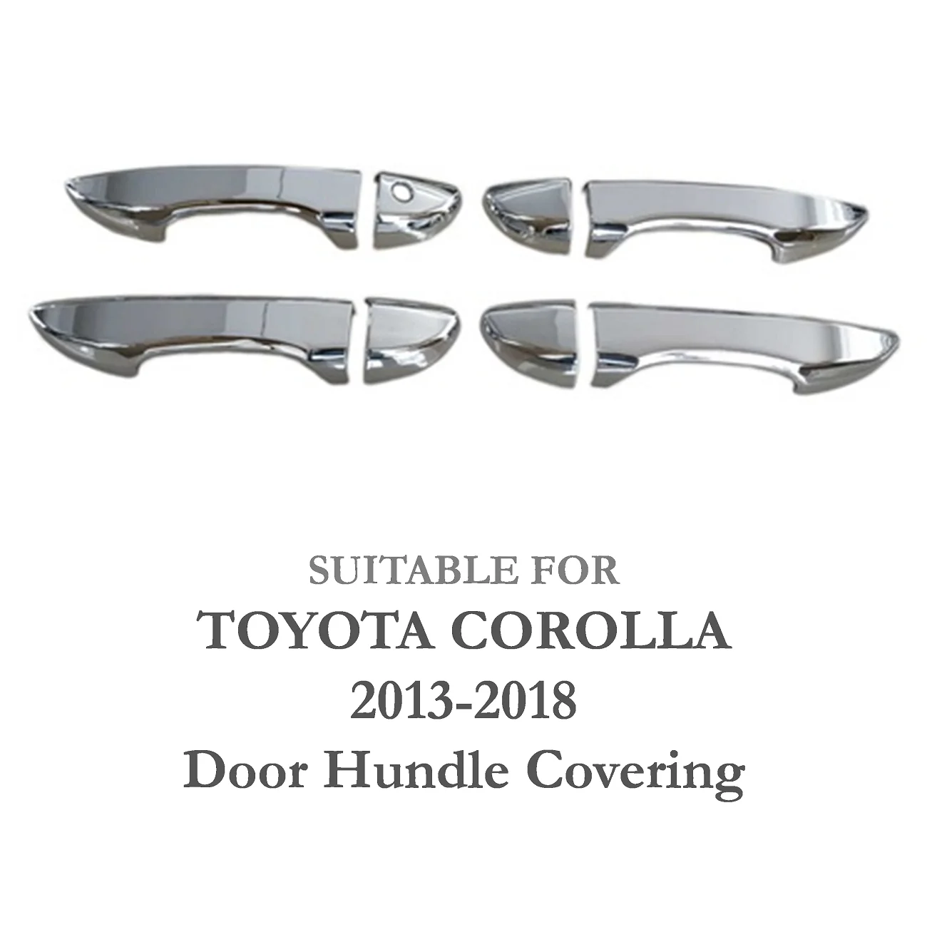 For Toyota Corolla 2013~2018 Door Hundle Chrome Covering Car Accessory Hight Quality Aftermarket Product