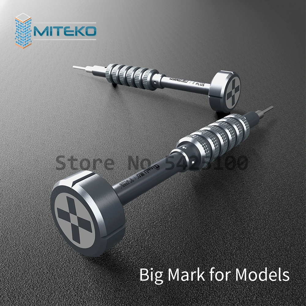 Qianli iThor Aluminum Anti-Slip Screwdriver, High Precision, Phillips, Y, Five Star, Inner Cross, Hexagonal ABCDE