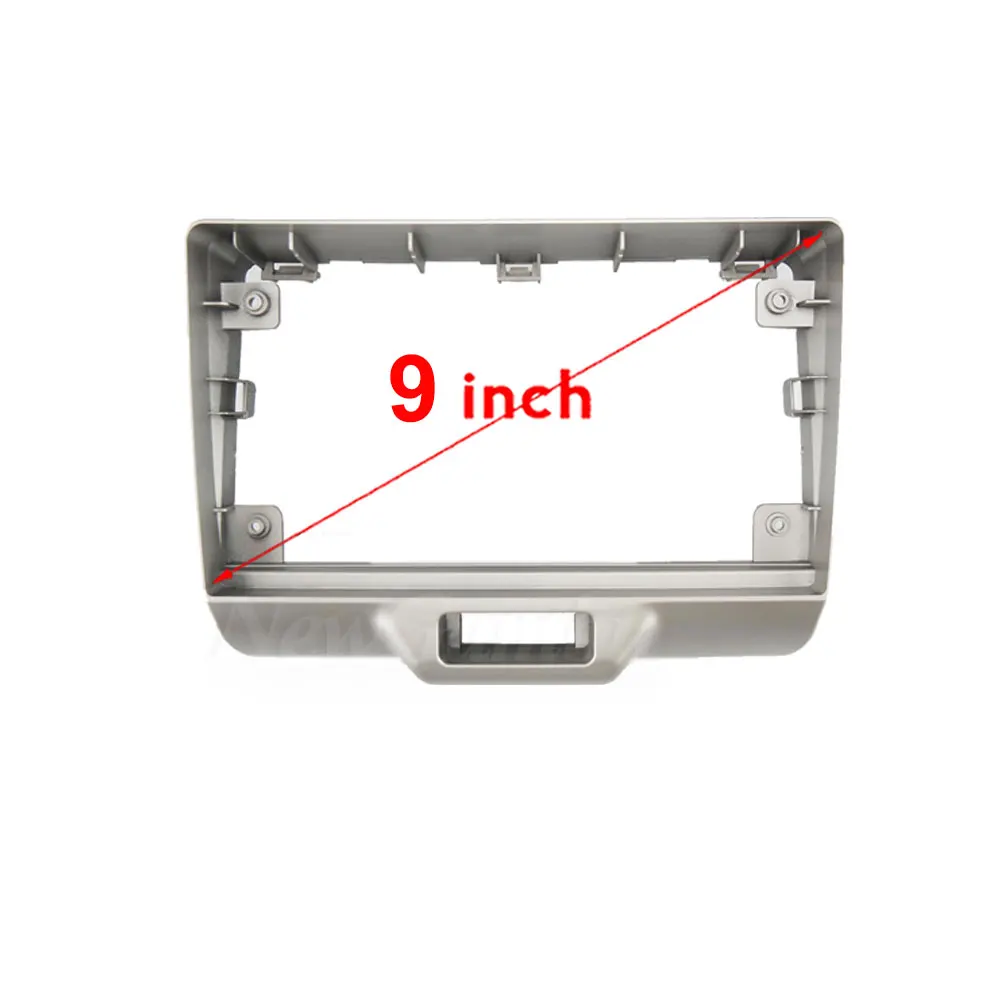 9 inch 2Din Car DVD Frame Audio Fitting Adaptor Dash Trim Kits Facia Panel For SUZUKI Every Wagon 2015 2016 2017 Frame Or Cable