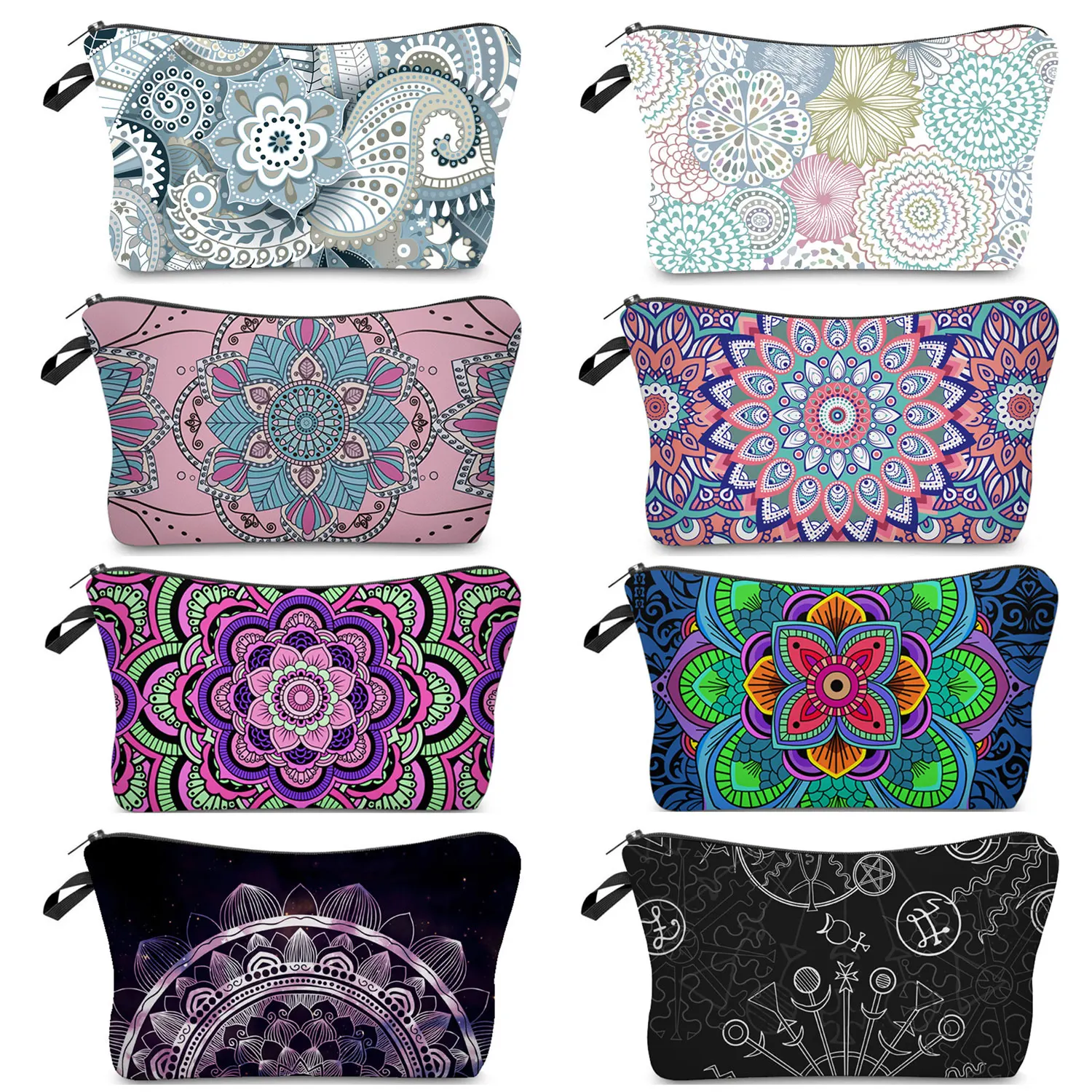 Women's Bag  Make Up Heat Transfer Printing Cosmetic Organizer Bag Fashion Women Brand Makeup Bag Party Gift For Sister Mother