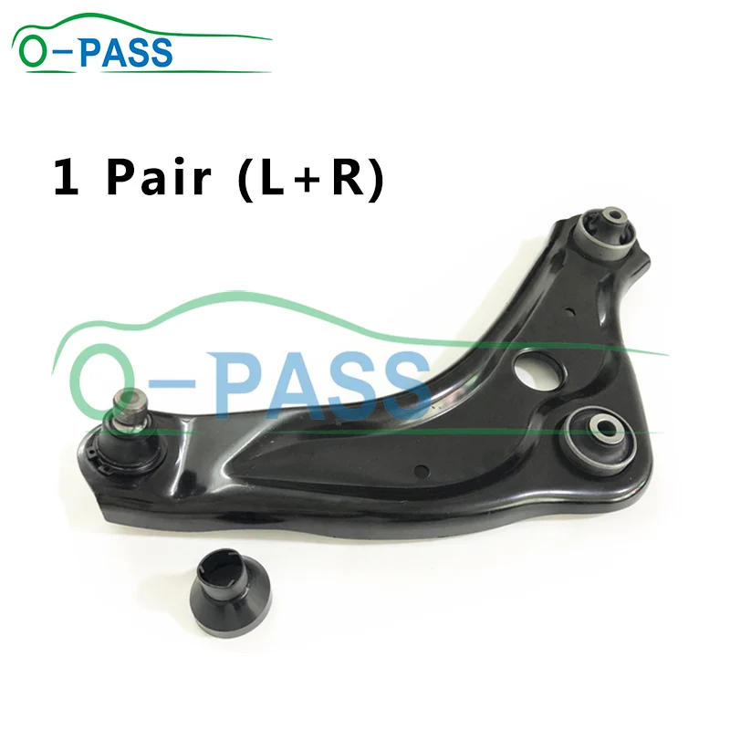 Opass frente inferior braço de controle para nissan qashqai ii j11 renault kadjar suv 54500-4ea0b 54501-4ea0b, 1 par