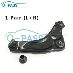 OPASS 프론트 하부 컨트롤 암, 닛산 캐시카이 II J11 르노 카자르 SUV 54500-4EA0B 54501-4EA0B, 1 쌍