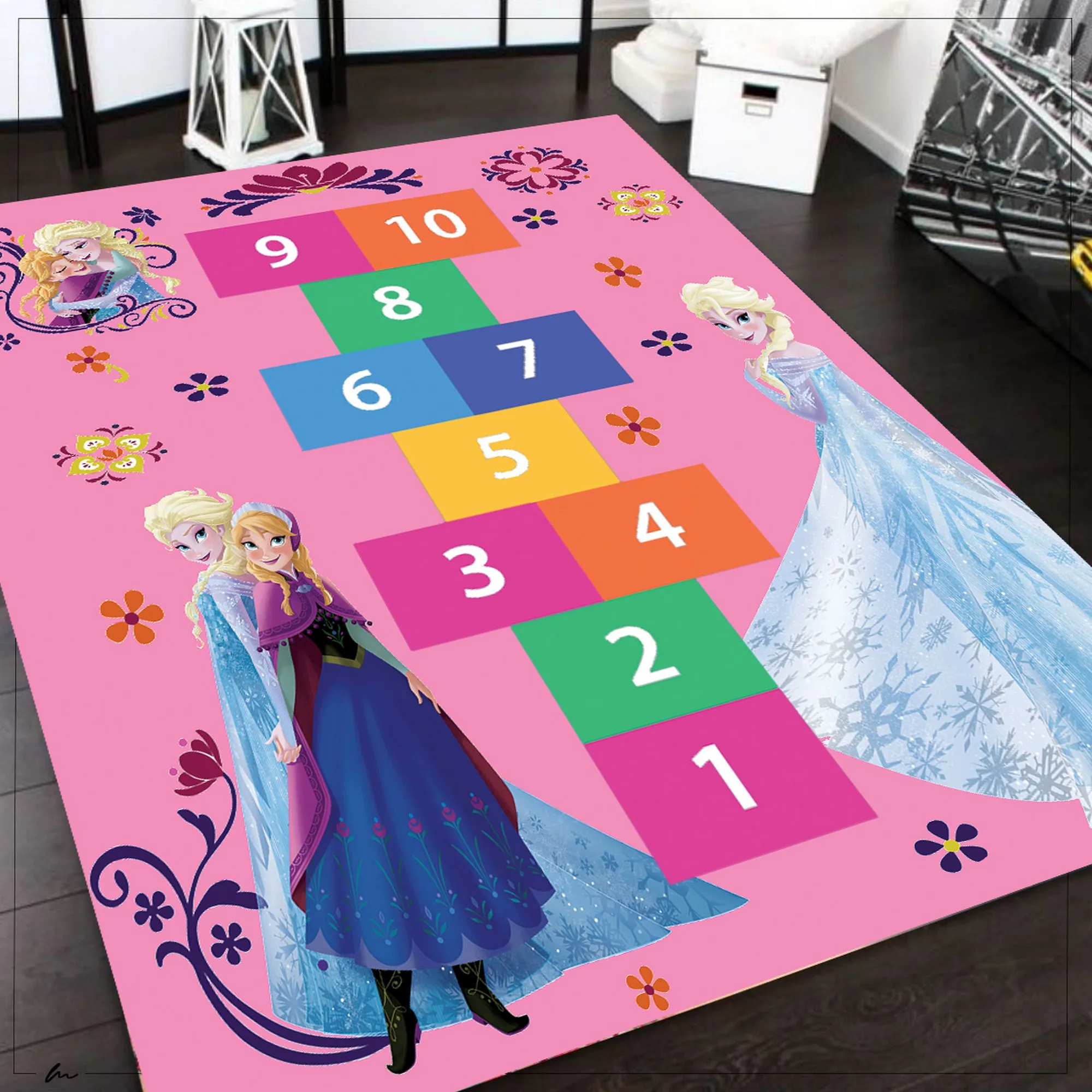 

Elsa And Anna Hopcotch Rugs Decor Babys Room Decor Elsa Rug Birthday Decoration Elsa And Anna Birthday Girls Room Rug Classroom