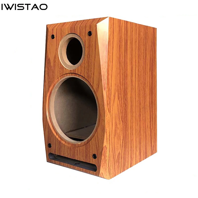 IWISTAO 8 дюймов 2 Way Динамик пустой шкаф лабиринт алмаз угол 1 пара 15 мм с высокой плотностью, Hi-Fi, аудио "сделай сам"