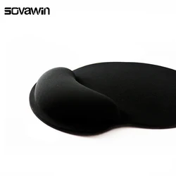 Sovawin – tapis de souris en éponge souple intégré, antidérapant, ergonomique, Support de poignet en Gel, pour jeu, PC, ordinateur